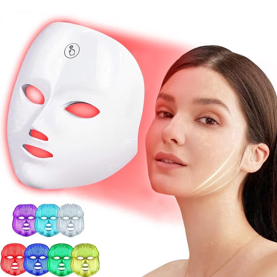 7 Colors LED Face & Neck Skin Mask