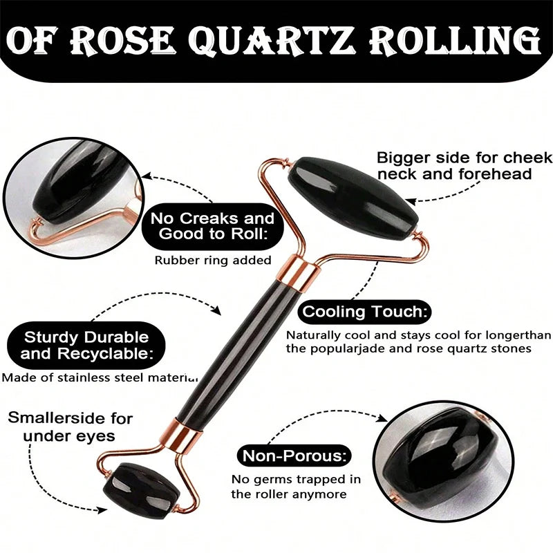 Ice Face Roller & Gua Sha Set – Facial Massage, Cooling & Skincare Tool