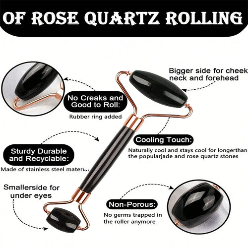 Ice Face Roller & Gua Sha Set – Facial Massage, Cooling & Skincare Tool