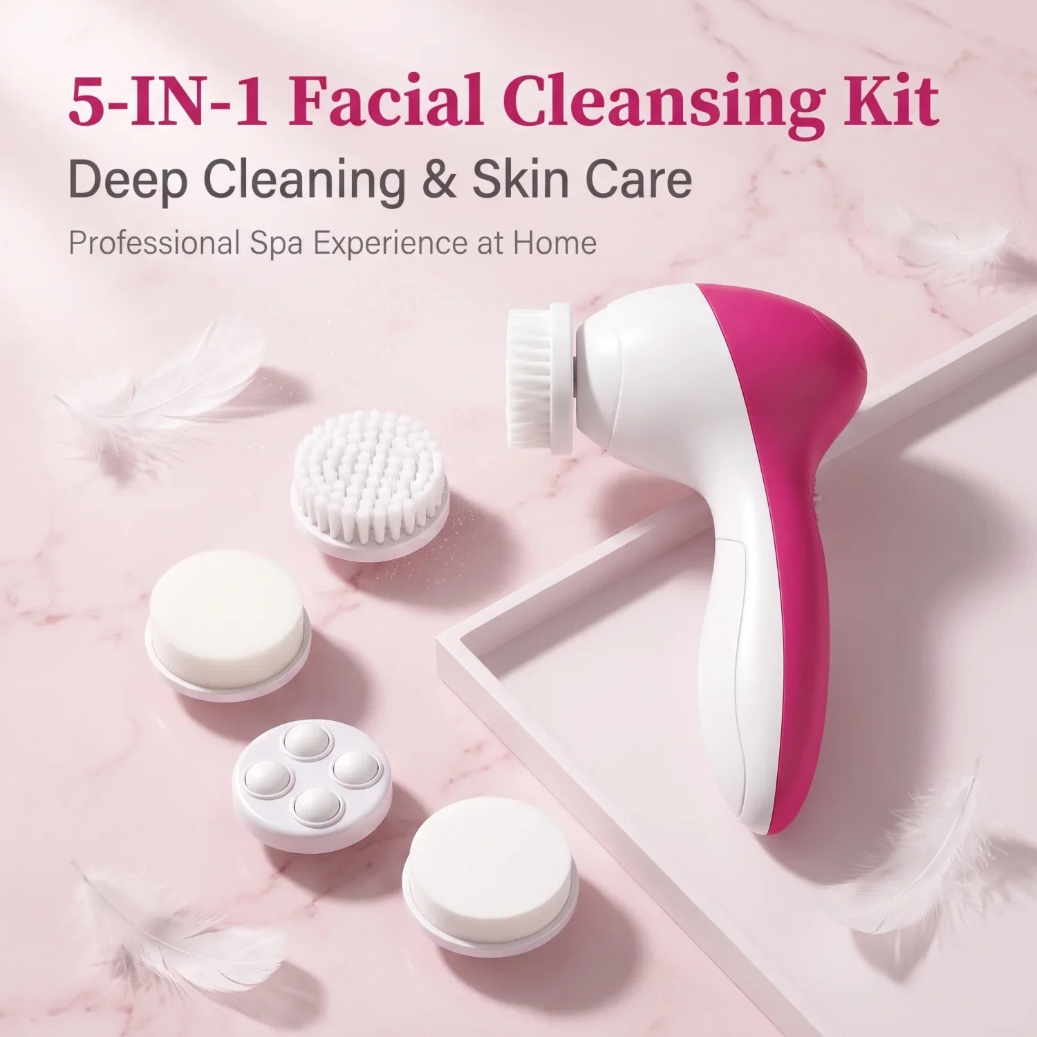 5-in-1 Electric Facial Cleansing Device