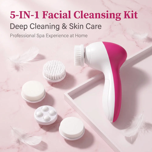 5-in-1 Electric Facial Cleansing Device