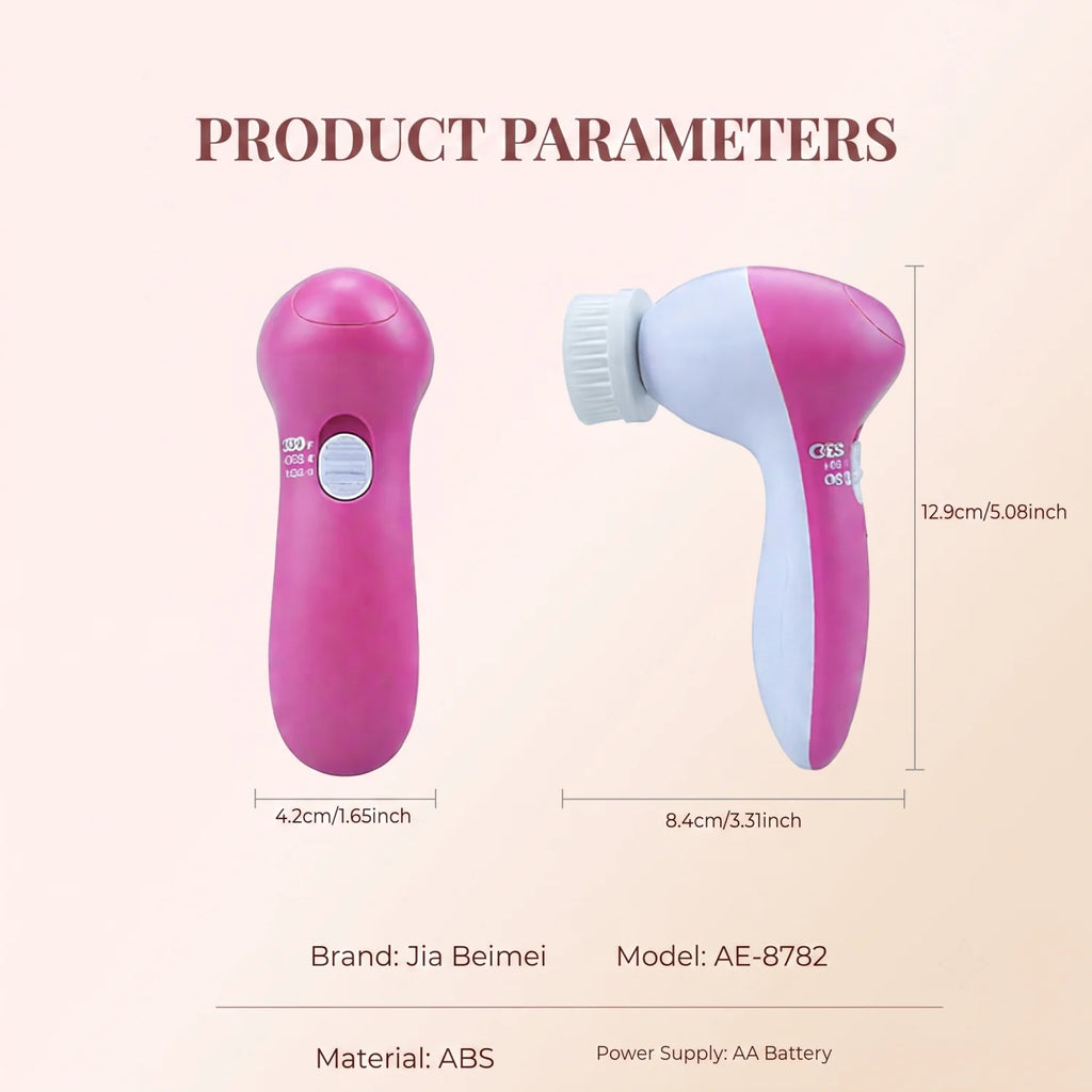 5-in-1 Electric Facial Cleansing Device