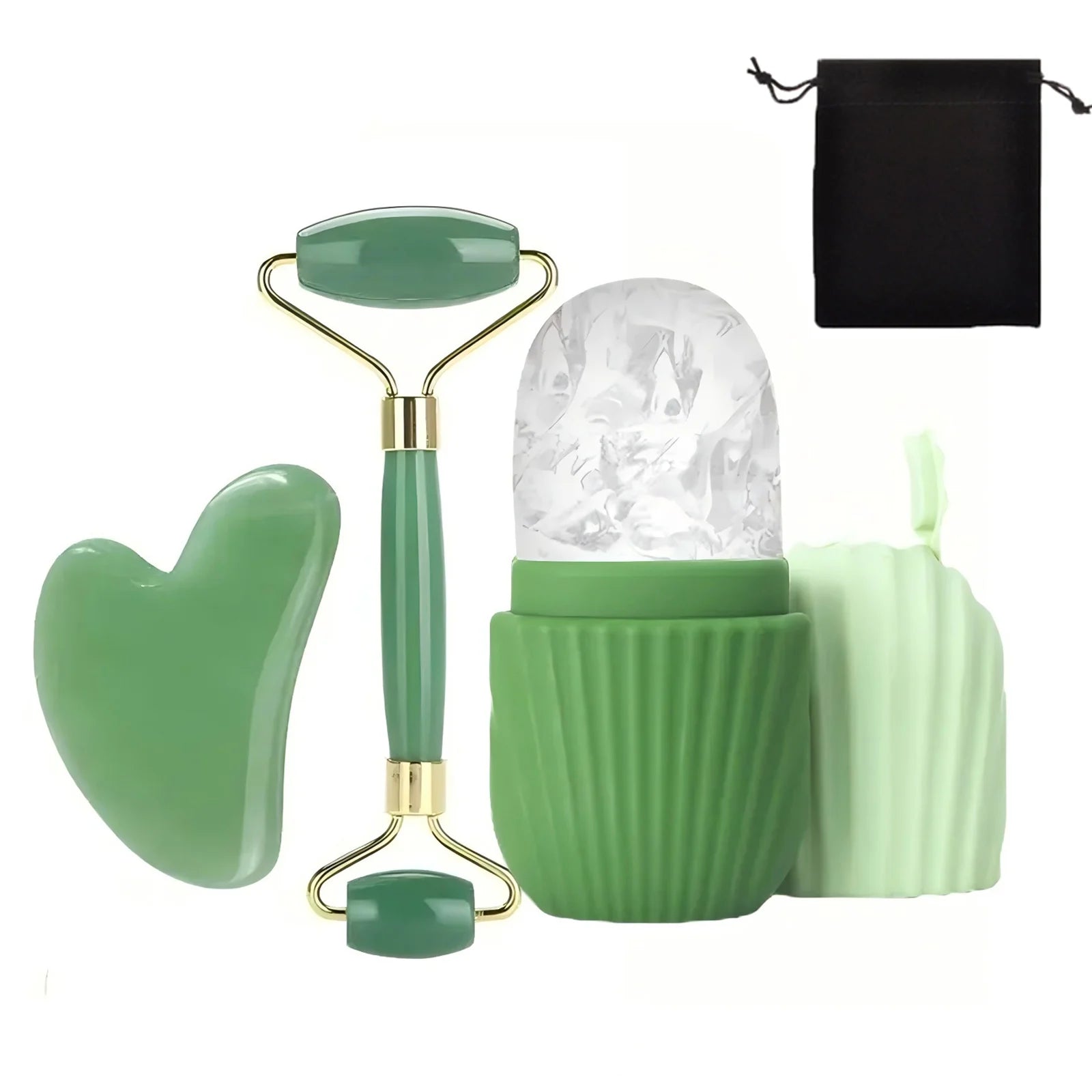 Ice Face Roller & Gua Sha Set – Facial Massage, Cooling & Skincare Tool