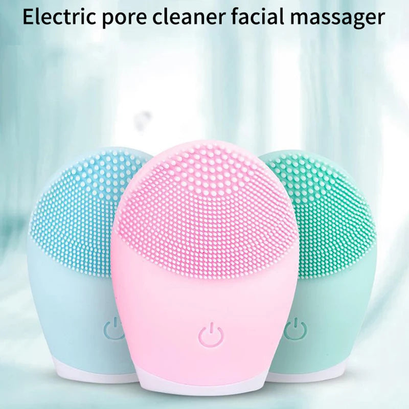 Waterproof Deep Cleansing Face Brush
Electric Silicone Facial Cleanser