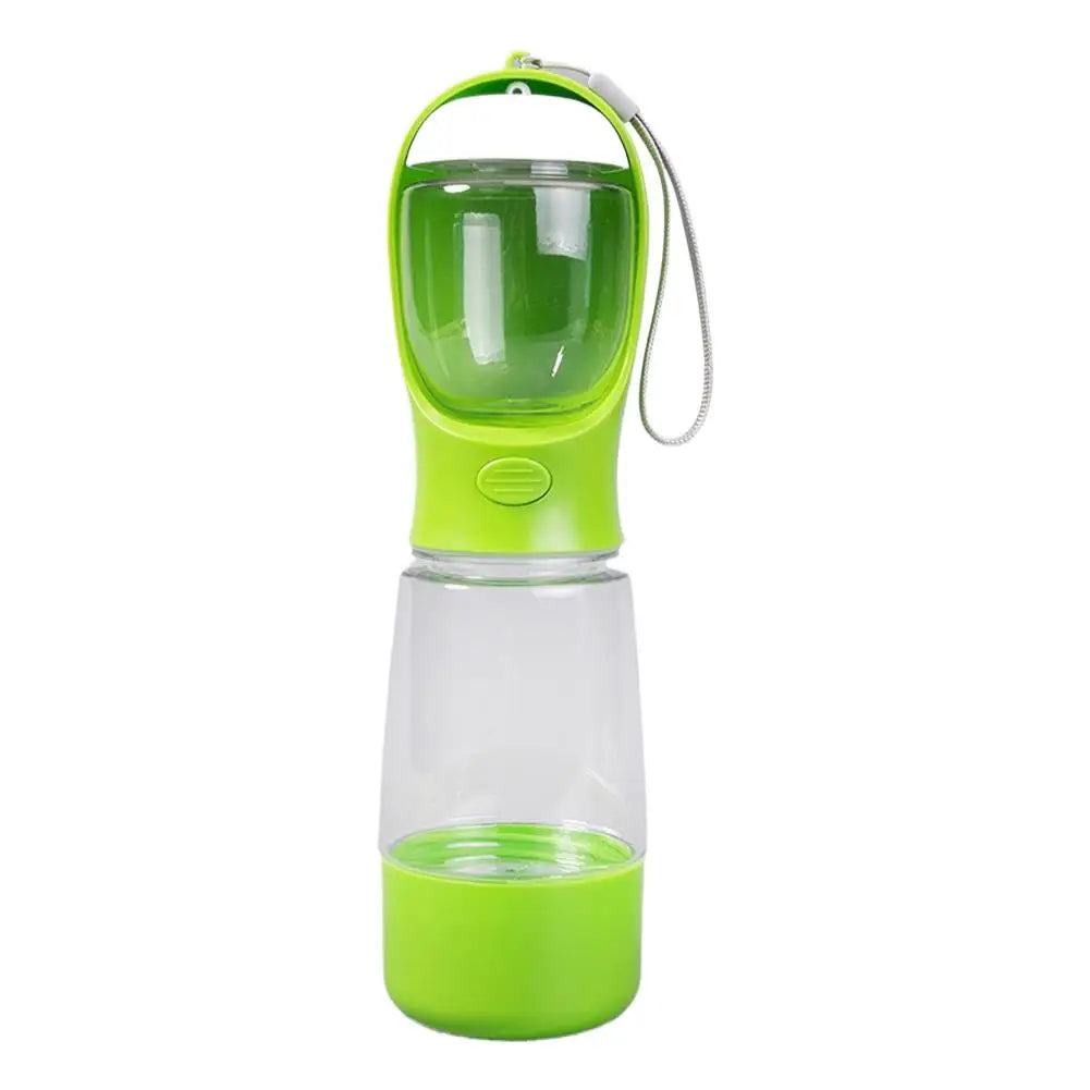 3-in-1 Portable Dog Water Bottle with Collapsible Food & Water Bowl