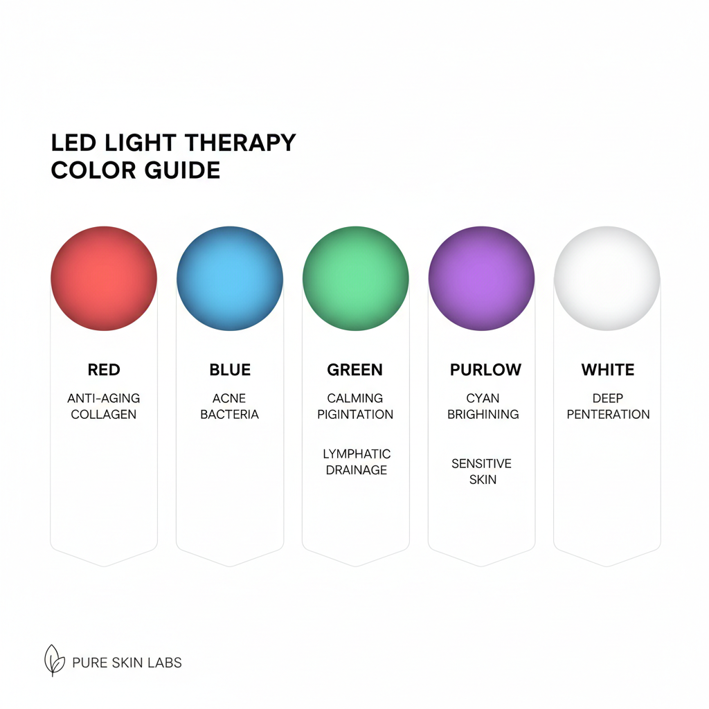 LED 7-Color Light Therapy Guide